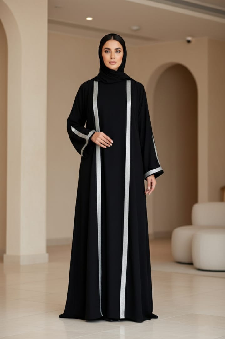 Noir Edge Abaya