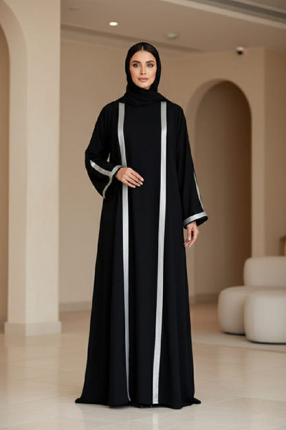 Noir Edge Abaya