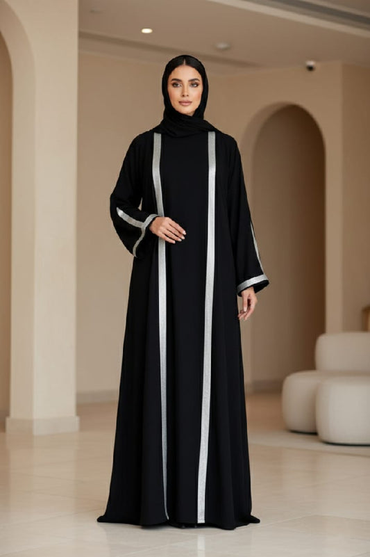 Noir Edge Abaya